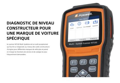 Marques supplémentaires pour Foxwell NT530 